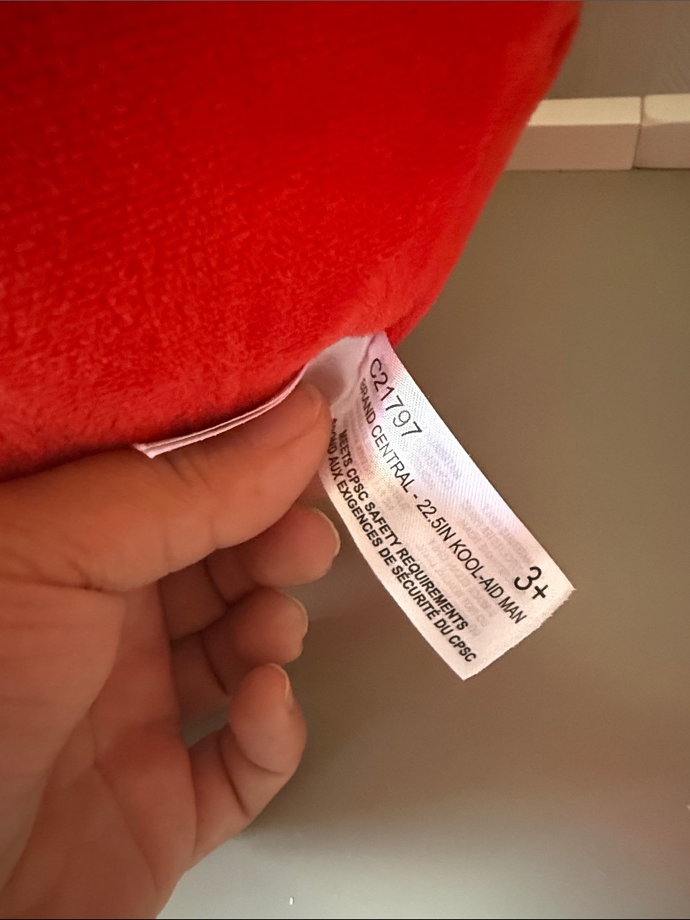 Kool-Aid Man Jumbo Plush Pillow Toy 22.5 inch Rare Stuffed Animal Fiesta Large - Picture 4 of 6